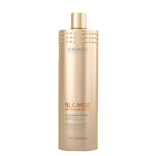 Máscara de Reconstrução Cadiveu Professional Blonde Reconstructor pH Balancing 1000 ml