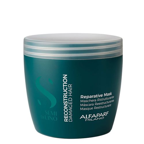 Máscara Alfaparf Milano Professional Semi Di Lino Reconstruction Reparative 500 ml