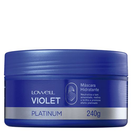 Máscara de Matização Lowell Violet Platinum 240 g