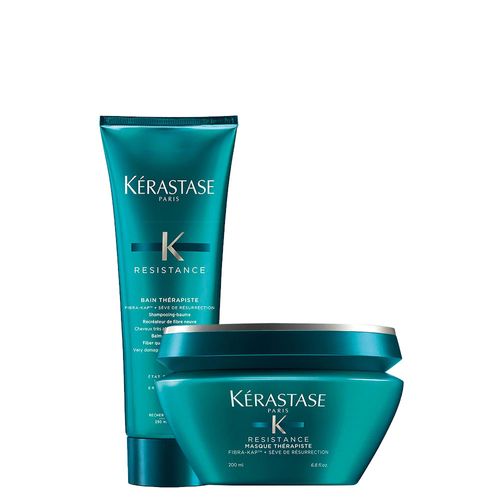 Kit Kérastase Résistance Thérapiste- Shampoo 250 ml + Máscara 200 ml - Kit Kérastase Résistance Thérapiste - Shampoo 250 ml + Máscara 200 ml