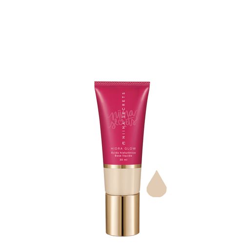 Base Líquida Natural Eudora Niina Secrets Hidra Glow 00 30 ml