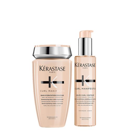 Kit Kérastase Curl Manifesto - Shampoo 250 ml - Gel Creme 150 ml - Kit Kérastase Curl Manifesto - Shampoo 250 ml +- Gel Creme 150 ml