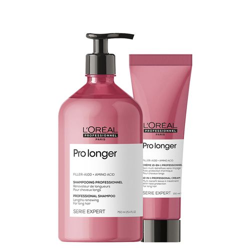 Kit L'Oréal Professionnel Serie Expert Pro Longer - Shampoo 750 ml + Leave-in 150 ml
