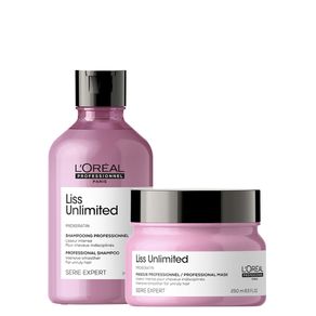 Kit-L-Oreal-Professionnel-Serie-Expert-Liss-Unlimited----Shampoo-300-ml----Mascara-250-g