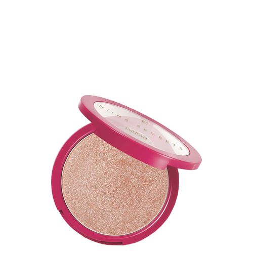 Iluminador Compacto em Pó Power Glow Eudora Niina Secrets Rosé 10 g