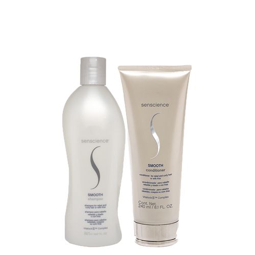 Kit Senscience Smooth - Shampoo 280 ml + Condicionador 240 ml