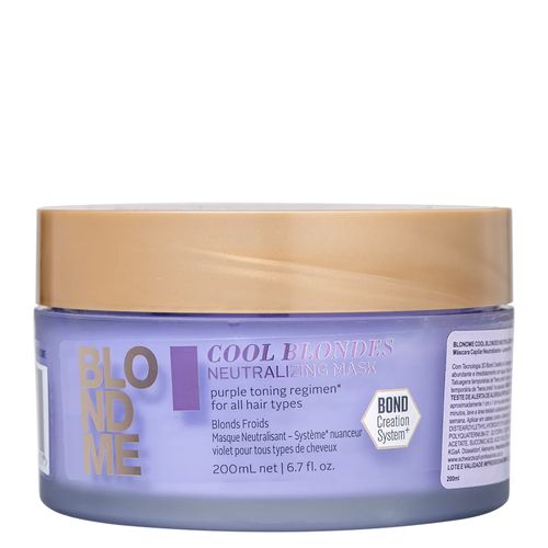 Máscara Desamareladora Schwarzkopf Professional BlondMe Tone Enhancing 200 ml