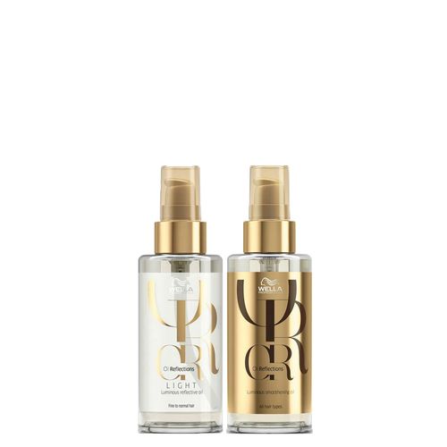 Kit Wella Professionals Oil Reflections - Óleo 100 ml + Óleo Light 100 ml