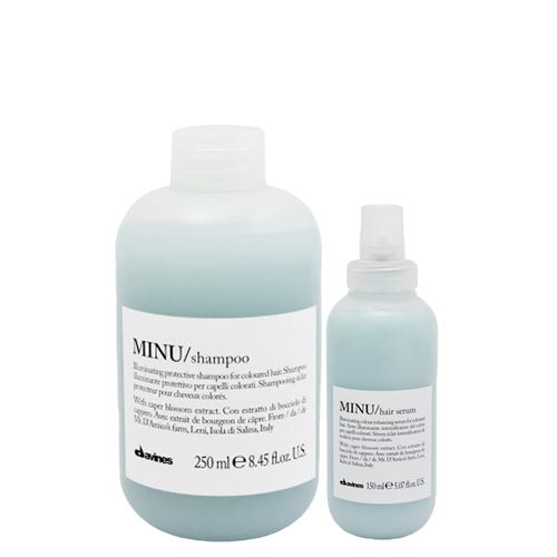 Kit Davines Essential HairCare Minu - Shampoo 250 ml + Sérum 150 ml