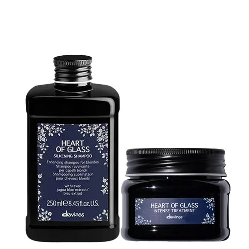 Kit Davines Heart Of Glass - Shampoo 250 ml + Tratamento de Nutrição 150 ml