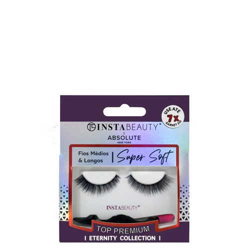 Cílios Postiços Curto Absolute New York Istabeauty Garnet 310 Preto 1 Par