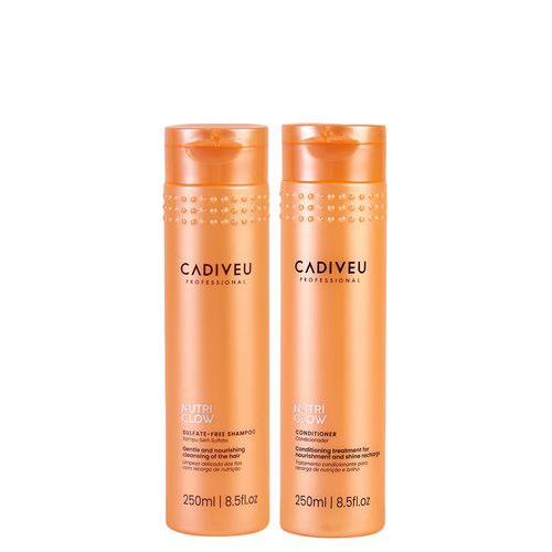 Kit Nutrição Diária Cadiveu Professional Nutri Glow - Shampoo 250 ml + Condicionador 250 ml