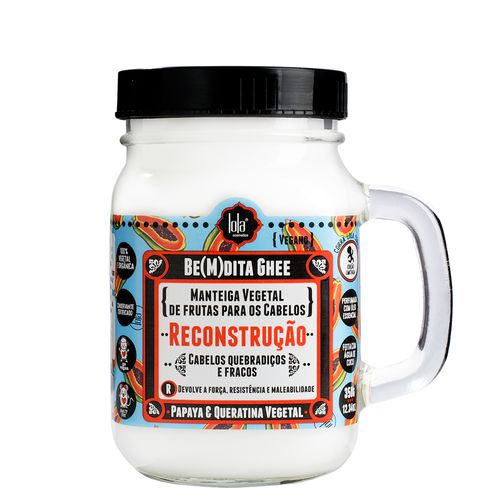 Máscara de Reconstrução Lola Cosmetics Be(m)dita Ghee 350 g