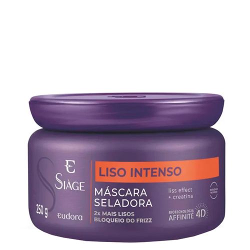 Máscara Antifrizz Seladora Eudora Siáge Liso Intenso 4D 250 g