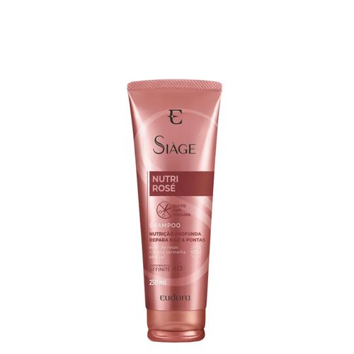 Shampoo Eudora Siàge Nutri Rose 4D 250 ml