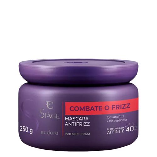 Máscara Antifrizz Eudora Siàge Combate o Frizz 250 g