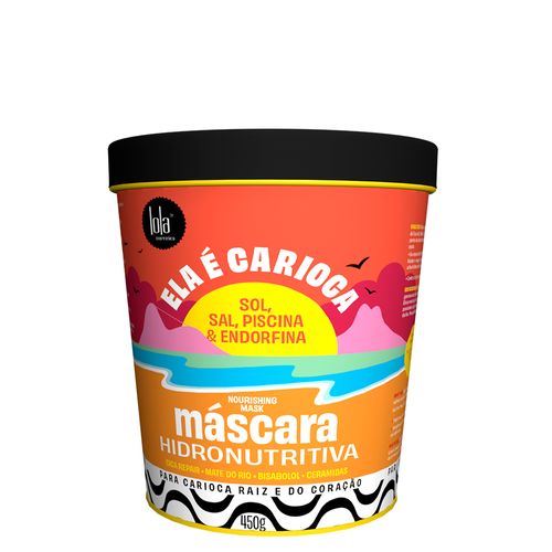 Máscara Hidronutritiva Lola Cosmectics Ela é Carioca 450 g