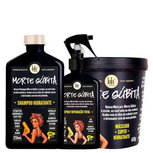 Kit Lola Cosmetics Hidratação Morte Súbita - 3 Produtos