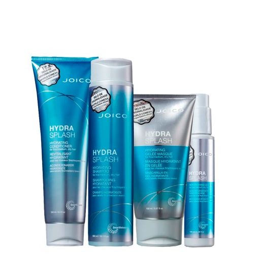 Kit Hidratação Joico - Shampoo 300 ml + Condicionador 250 ml + Máscara 150 ml + Leave-in 100 ml
