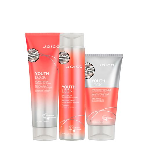 Kit Youth Joico - Shampoo 300 ml + Condicionador 250 ml + Máscara 150 ml