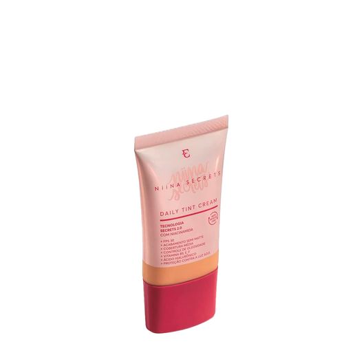 Base Líquida Matte Eudora Niina Secrets Daily Tint Cream Cor 13 25 ml