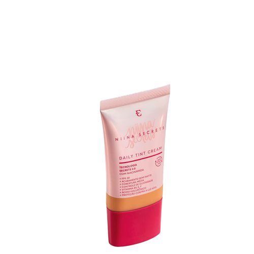 Base Líquida Matte Eudora Niina Secrets Daily Tint Cream Cor 48 25 ml
