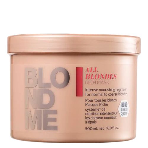 Máscara de Reconstrução Schwarzkopf Professional Blondme All Blondes 500 ml