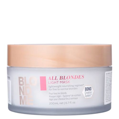 Máscara de Recosntrução Schwarzkopf Professional Blondme All Blondes Light 200 ml