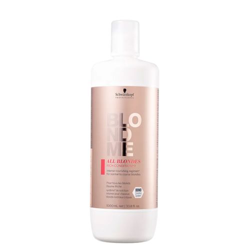 Condicionador Schwarzkopf Professional Blondme All Blondes Rich 1000 ml