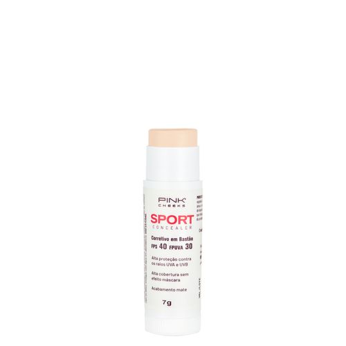 Corretivo em Bastão Cremoso com Protetor Solar B23 Natural Pink Cheeks Sport Concealer FPS 40 FPUVA 30 C10 7 g