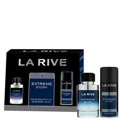 Kit Perfume La Rive Extreme Story Masculino Eau de Toilette 75 ml + Desodorante 150 ml
