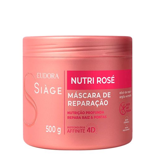 Máscara de Nutrição Eudora Siàge Nutri Rose 500 g