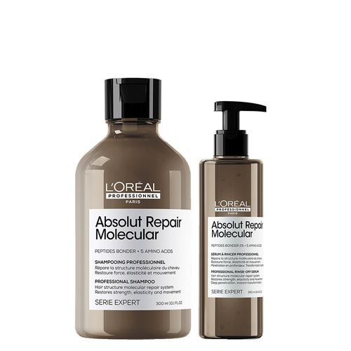 Kit L'Oréal Professionnel Absolut Repair Molecular - Shampoo 300 ml + Sérum 250 ml