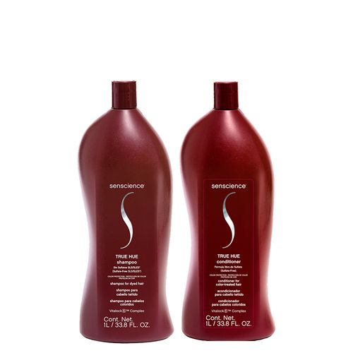 Kit Senscience True Hue - Shampoo 1000 ml + Condicionador 1000 ml