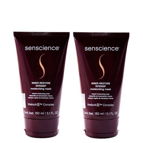Kit Senscience Inner Restore Intensif - Máscara de Hidratação 150 ml - 2 Unidades