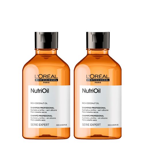 Kit L'Oréal Professionnel Serie Expert Nutriol - Shampoo 300 ml - 2 Unidades
