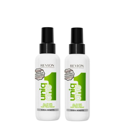 Kit Revlon Professional Uniq One Green Tea Hair Tratament - Leave-in 150 ml - 2 Unidades