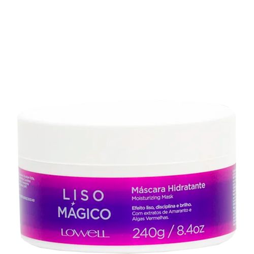 Máscara de Hidratação Lowell Liso Mágico 240 g - 240g
