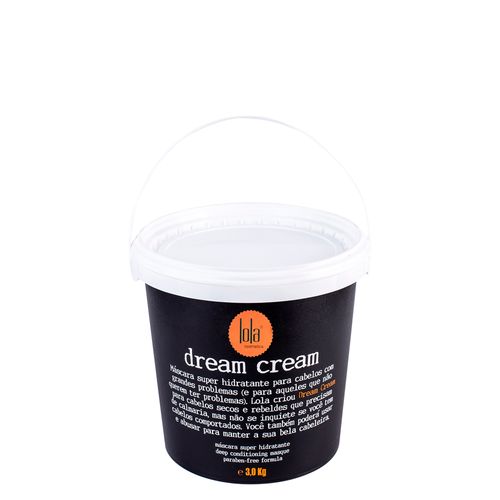 Máscara de Hidratação Lola Cosmetics Dream Cream 3000 g - Lola Cosmetics Dream Cream Máscara 3ooog