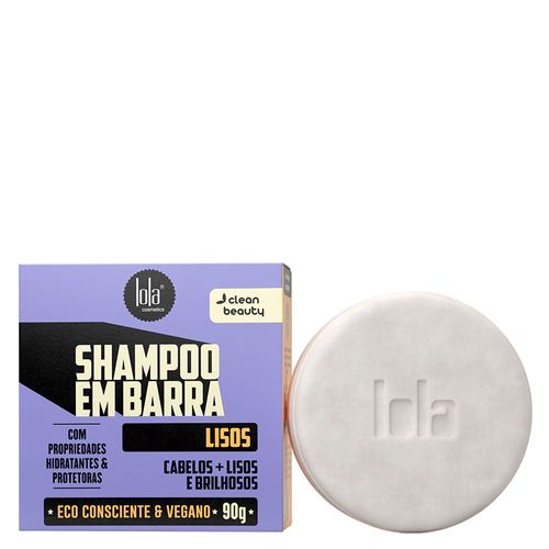Shampoo Em Barra Lola Cosmetics Lisos 90 g - Lola Cosmetics Shampoo em Barra Lisos 90g