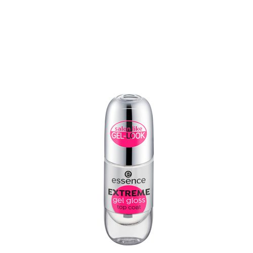 Base Extra Brilho Essence Gel Gloss 8 ml - Essence Base Extra Brilho Extreme Gel 8ml