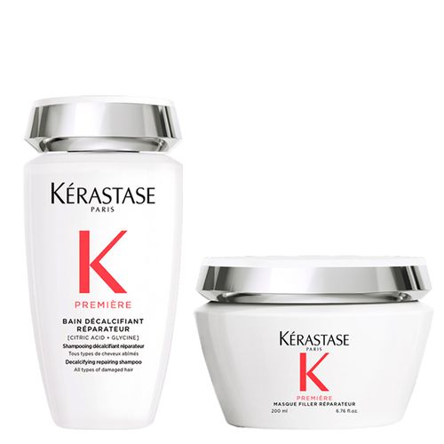 Kit Kérastase Première Réparateur - Shampoo 250 ml + Máscara 200 ml - Kit Kérastase Première Réparateur - Shampoo 250ml + Máscara 200ml