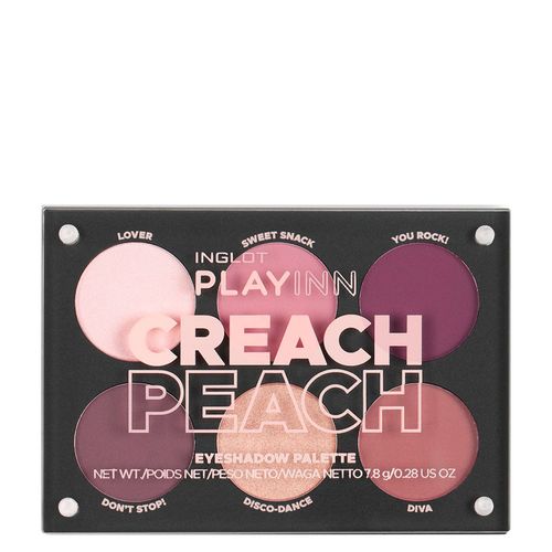 Paleta De Sombras Inglot Playinn Creach Peach 8,4 g