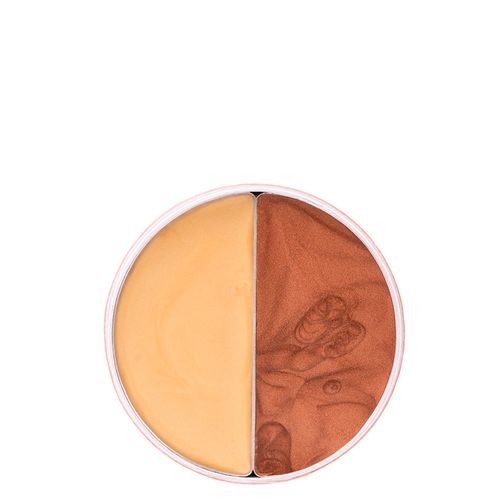 Blush e Iluminador Multifuncional Duo Care Natural Beauty Crystal & Gold 10 g