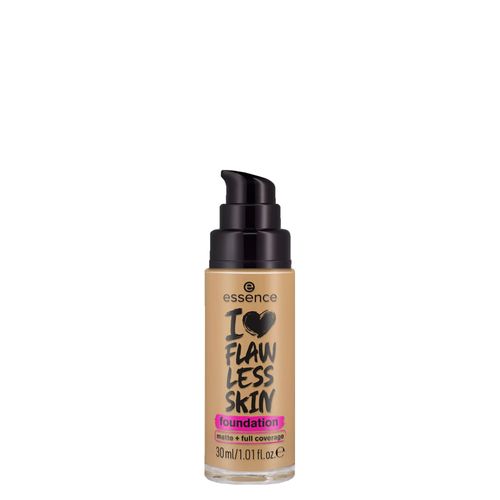 Base Líquida Matte Essence I Love Flawless Skin FPS 20 90 Dark Sand 30 ml