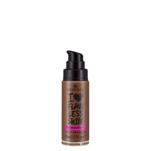 Base Líquida Matte Essence I Love Flawless Skin FPS 20 180 Medium Deep 30 ml