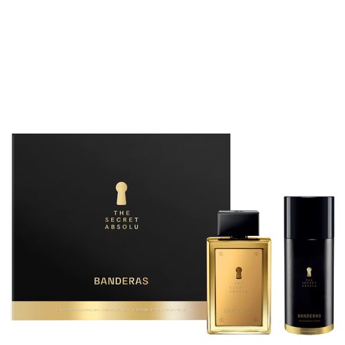 Kit Perfume Banderas The Secret Absolu Eau de Parfum Masculino 100 ml + Desodorante 150 ml