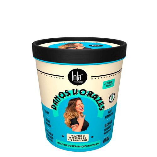 Máscara de Reconstrução Lola Cosmetics Danos Vorazes 450 g