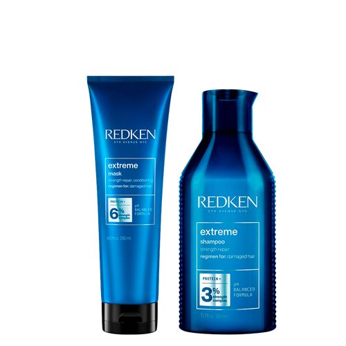 Kit Redken Extreme - Shampoo 300 ml + Máscara 250 ml