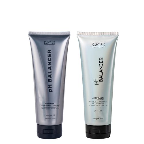 Kit K-Pro Profissional Ph Balancer - Shampoo 240 ml + Acidificante 230 g